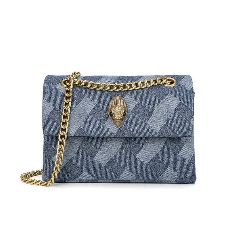 Women's Chain Eagle Head Zipper Fashion Women's Messenger Bag