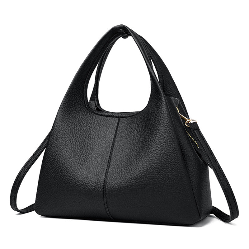 Women's Soft Leather High-grade Pattern Texture Large Women's Shoulder Bag
