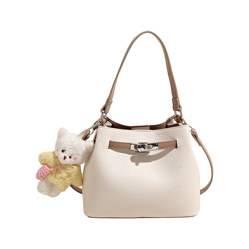 Women's Simple Spring Commuter High Sense Large Bucket Bags