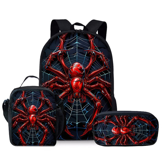 Children's Spider Large Capacity Lightweight Fashion Lunch Leisure Backpack