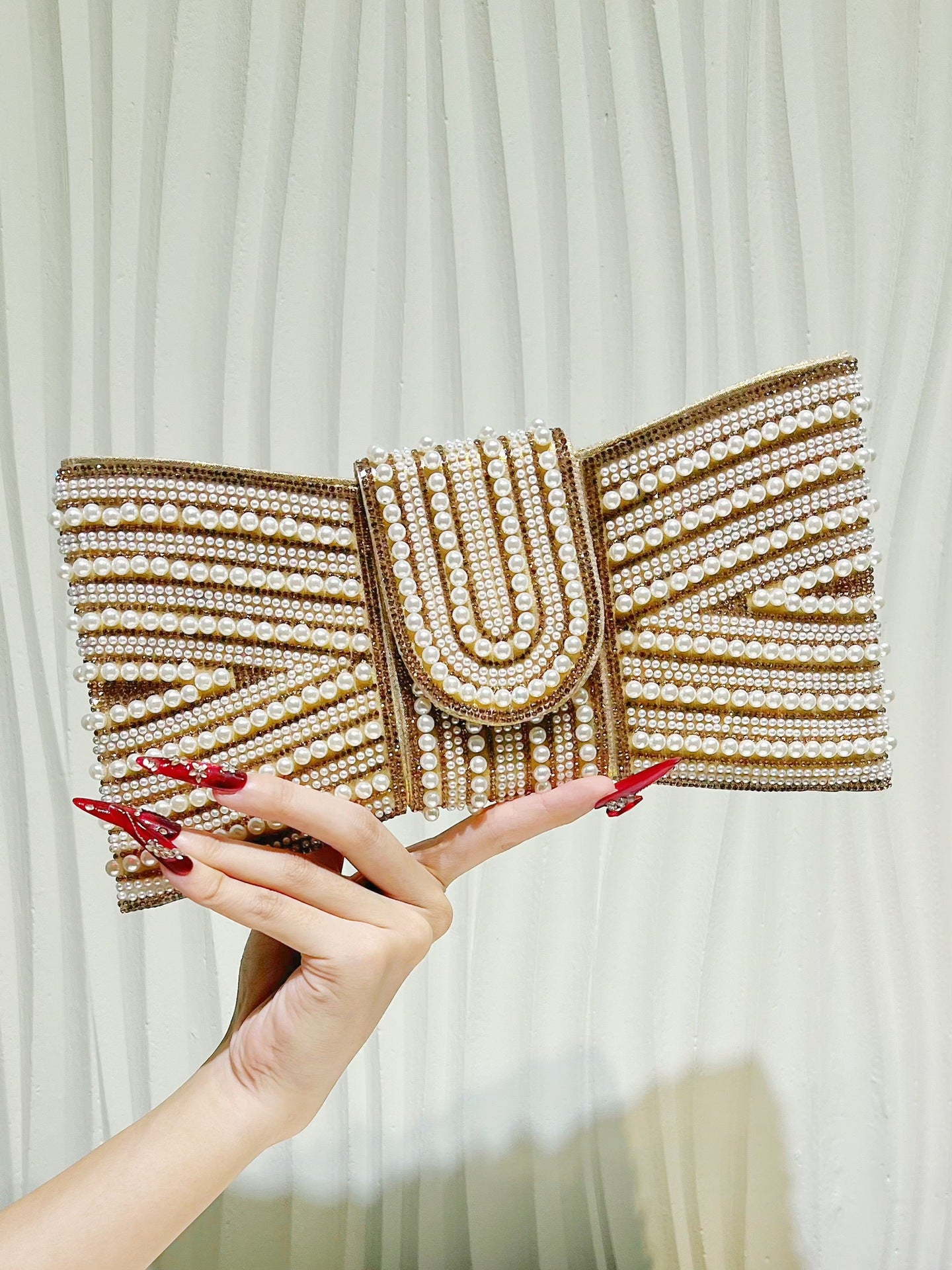 Retro High-grade Clutch Full Diamond Dinner Ladies Bags