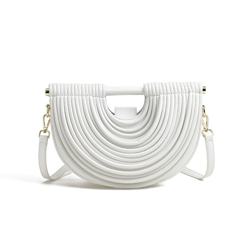 Women's Creative Design Sense Hand-woven Affordable Luxury Fashion Commuter Hand Women's Messenger Bag