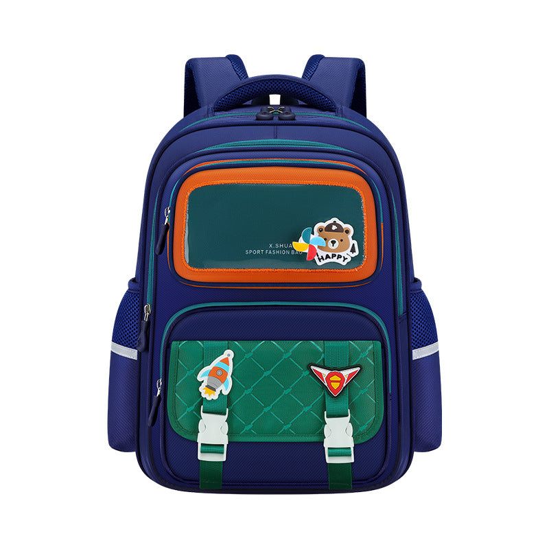 Boys Grade Large Capacity Burden Reduction Spine Protection Super Primary School Bag