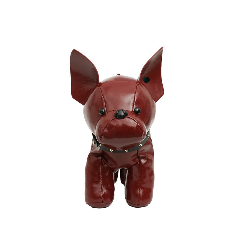Cute Red Puppy Female Personality Doll Women's Shoulder Bag