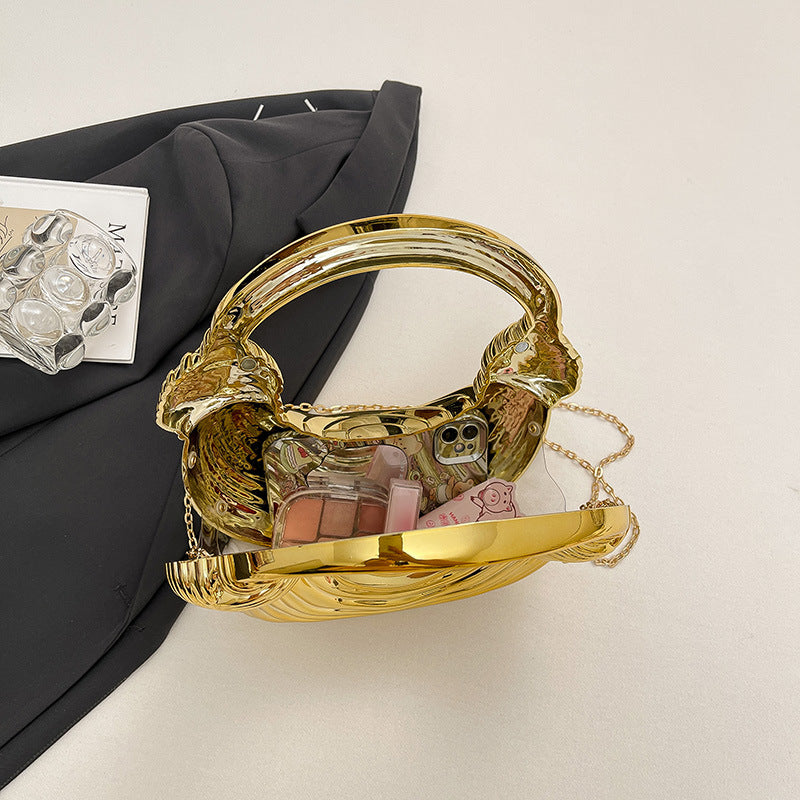Women's Popular Simple Vintage Clutch Box Retro Dinner Bag
