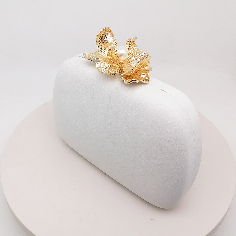 Fashion Macaron Color Flower Clutch Wedding Bridal Dinner Bag