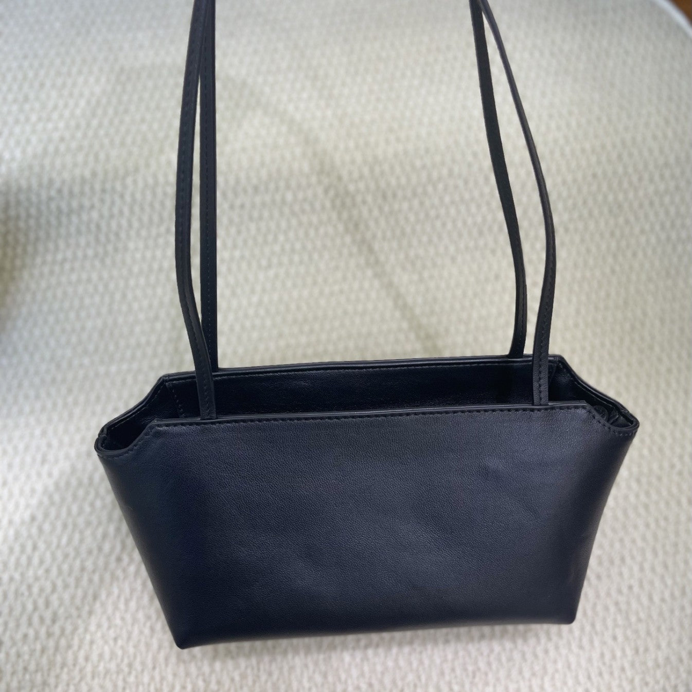 Inside Outside Sheepskin Vintage Leather High Sense Large Capacity Tote Bag