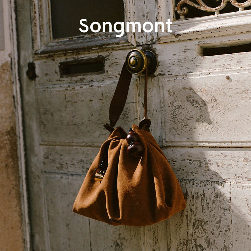 Women's Series Suede Garbage Large Capacity High-grade Women's Shoulder Bag