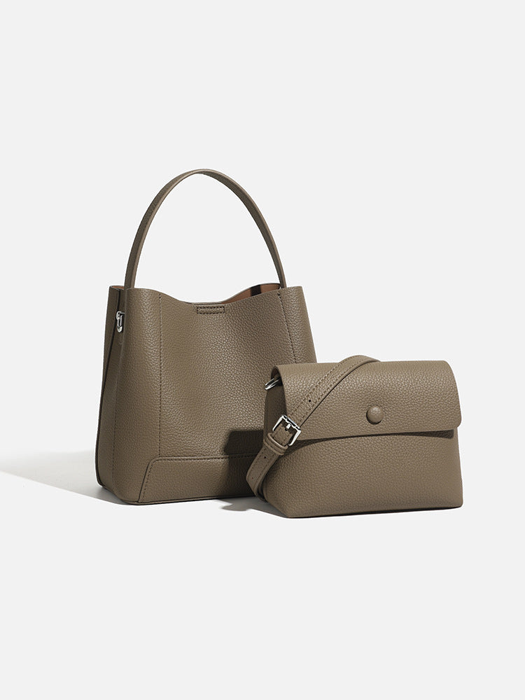 Women's Soft Leather Large Capacity Versatile Women's Handbag