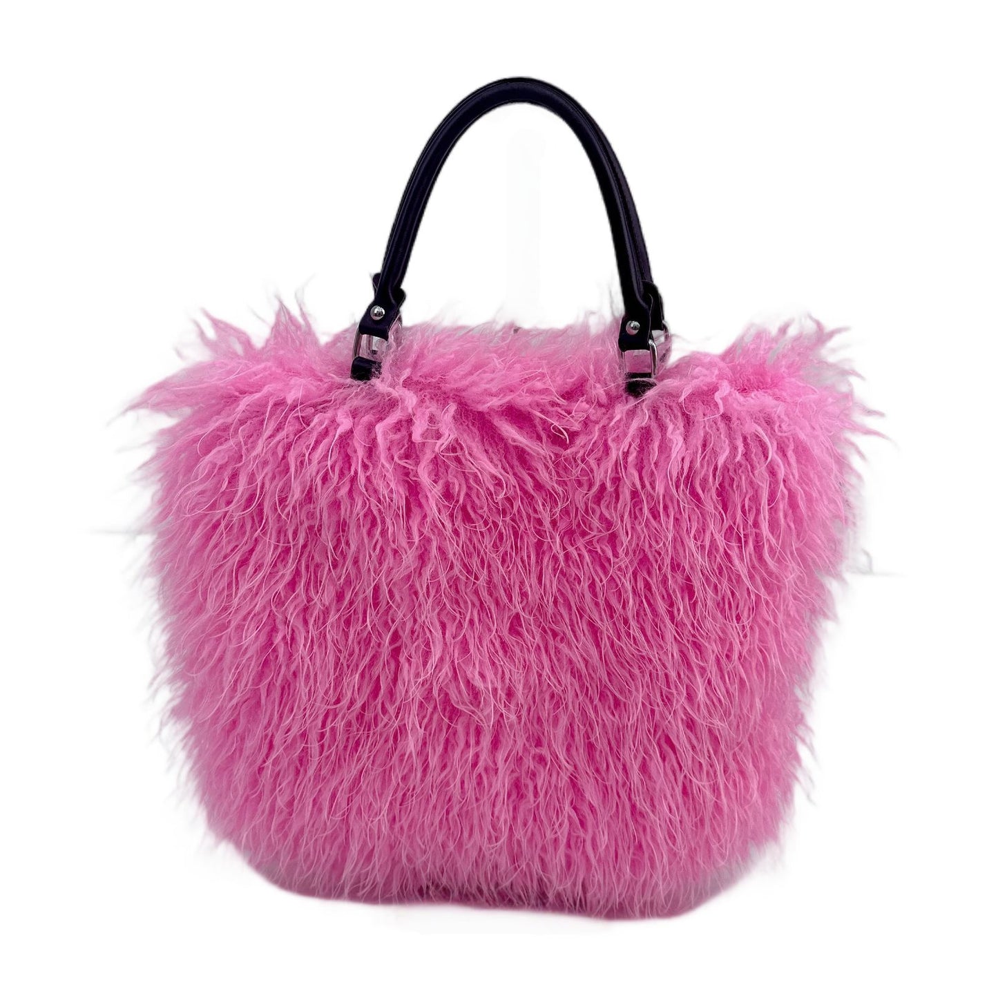 Women's Fashion Sense Fur Large Capacity Imitation Sheep Beach Tote Bags