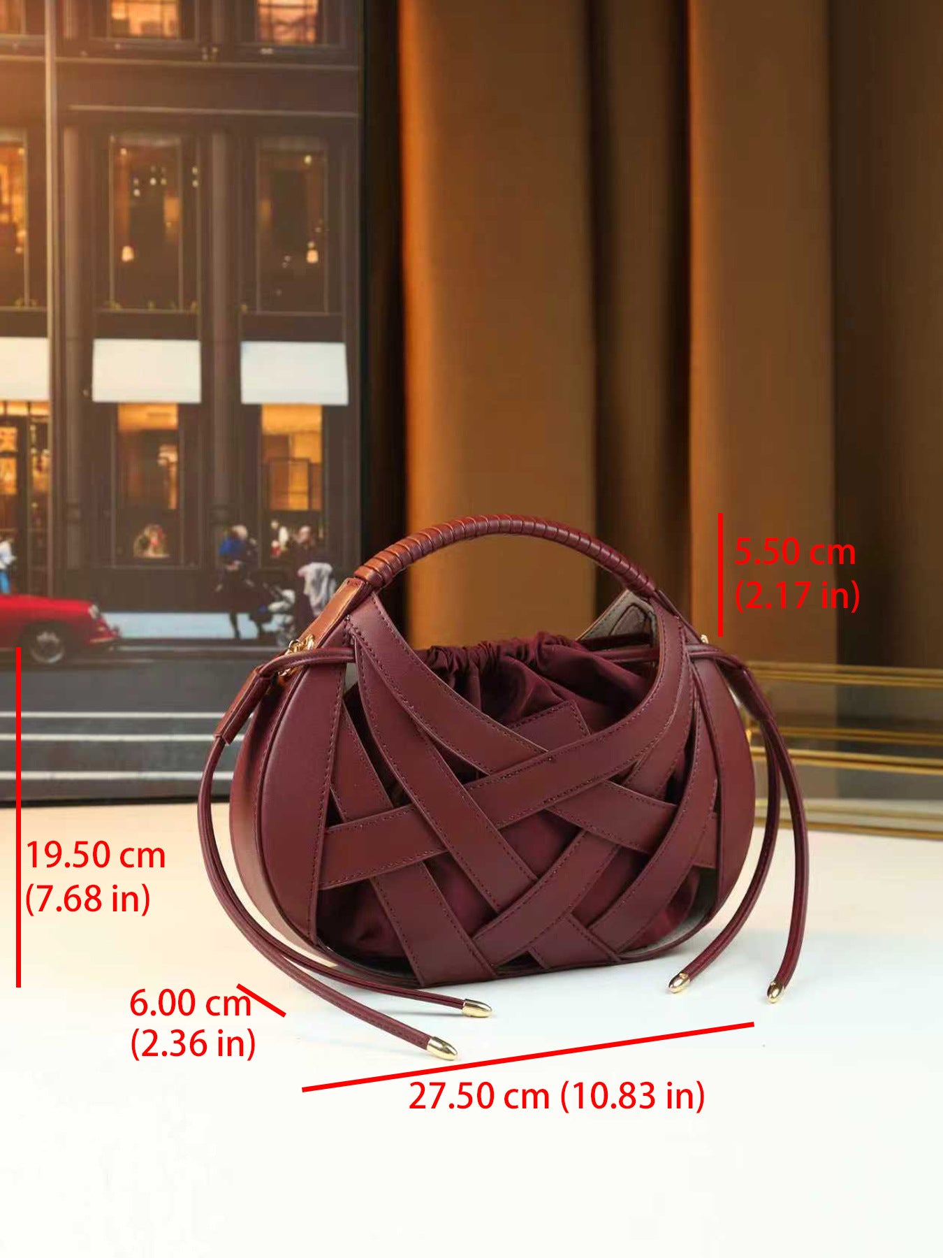 Women's Fashion Creative Design High Texture Vegetable Basket Women's Handbag