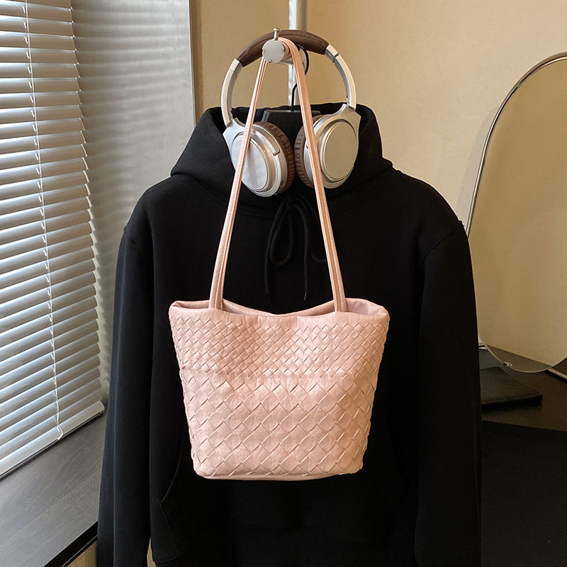 Women's Summer Weaving Portable Advanced Single Underarm Women's Messenger Bag