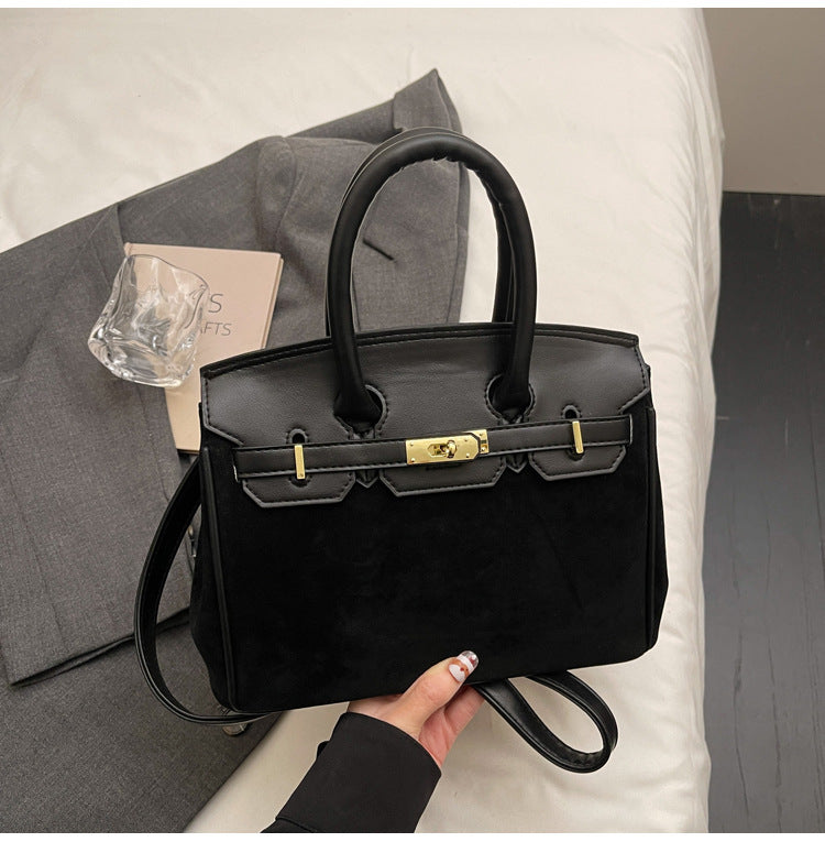 Women's Texture Portable Kelly High-grade Large Capacity Bags