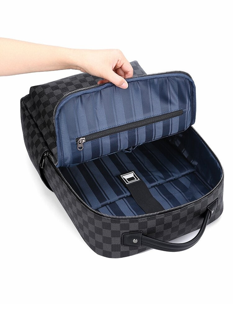 Men's Fashion Large Capacity Simple Printable Business Backpack