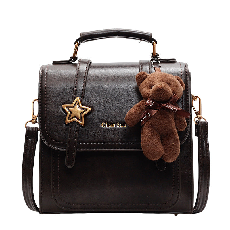 Glamorous Women's Fashion Simple College Retro Women's Shoulder Bag