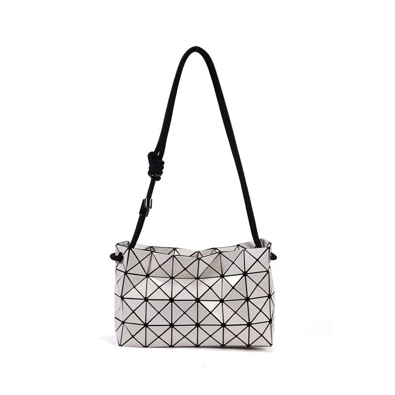 Spring Geometric Rhombus Fashion Drawstring Underarm Women's Messenger Bag