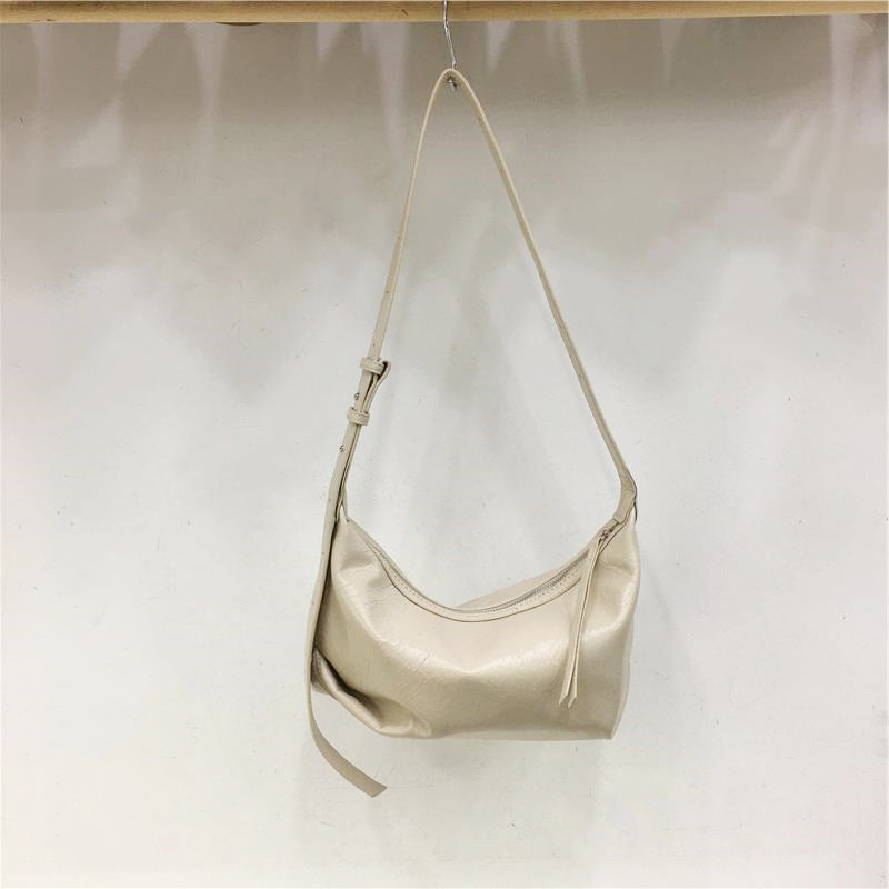 Cabinet Niche Minimalist Soft Texture Dumplings Underarm Women's Handbag