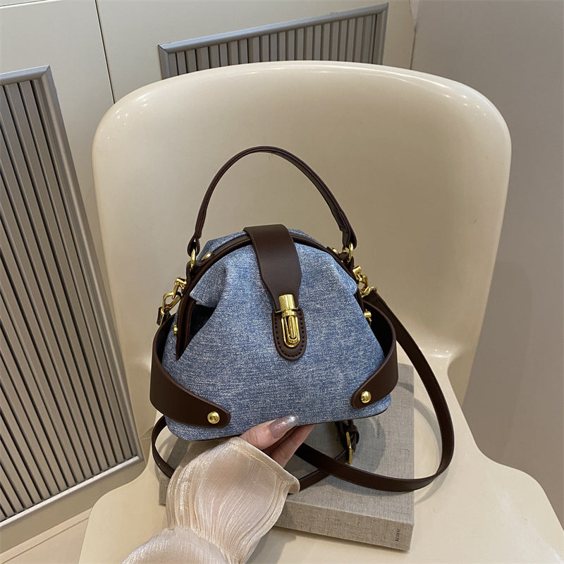 Women's High-grade Fashion Portable Simple Textured Women's Messenger Bag