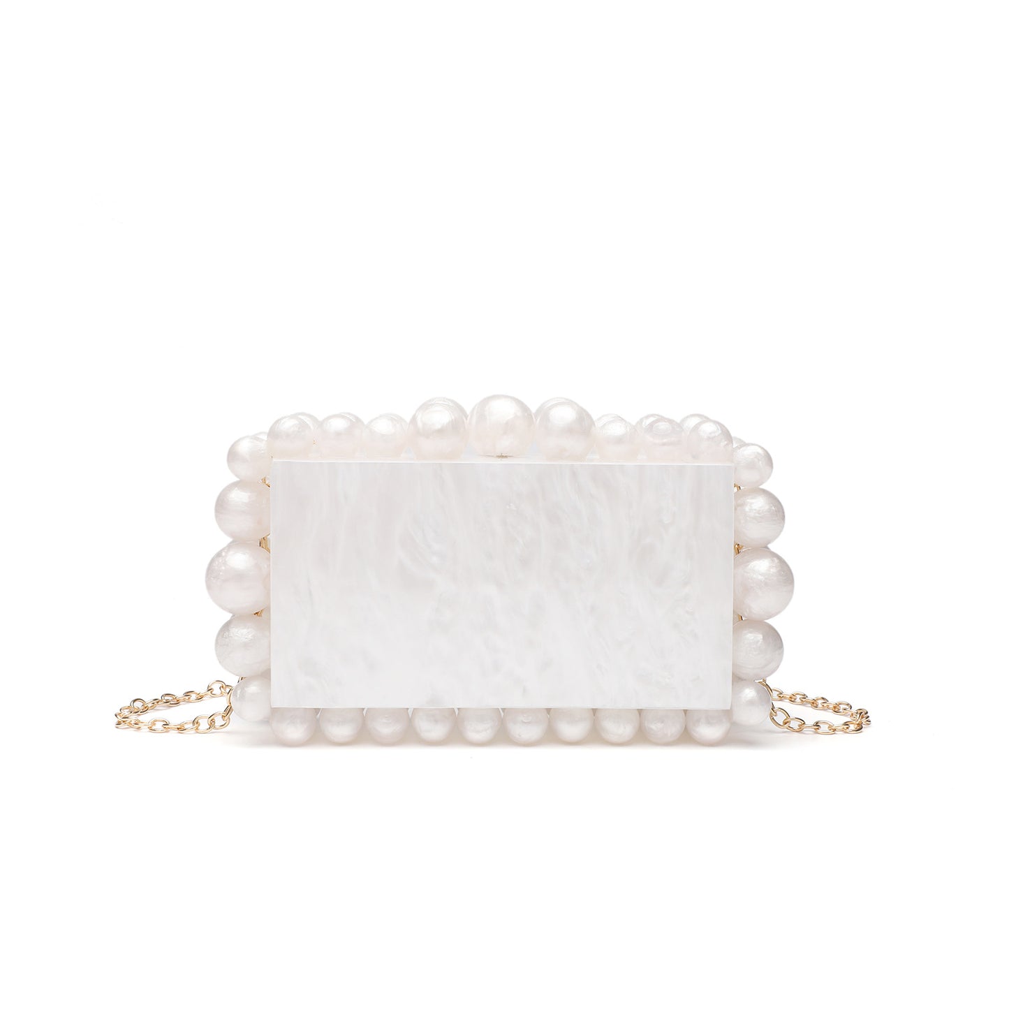 Women's Acrylic Dinner Report Cloud Plastic Black Clutch Women's Messenger Bag