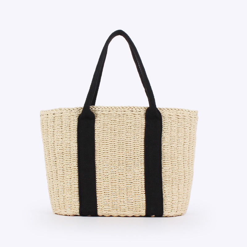 Simple Woven Large Capacity Seaside Vacation Women's Handbag