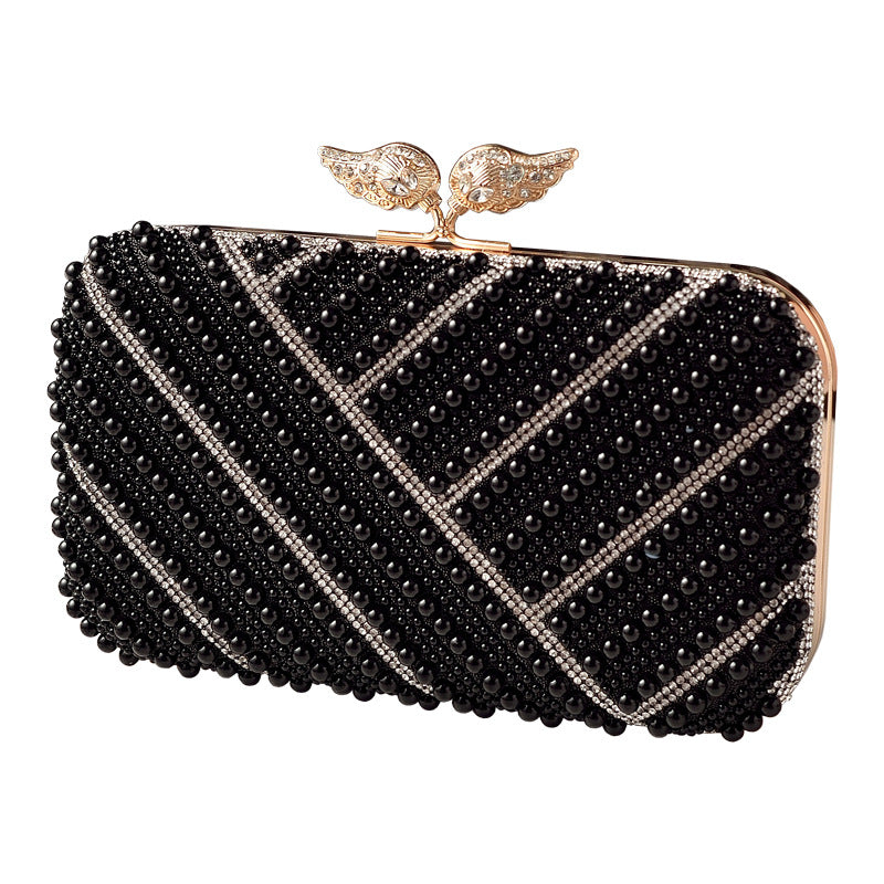 Women's Fashion Pearl Party Formal Dress Banquet Dinner Bag