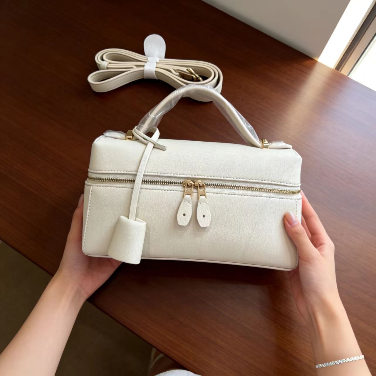 Women's Lunch Box Leather Fashion Kelly Bags