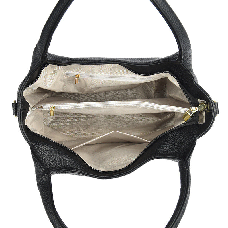 Women's Leather Pattern Fashion Simple Commuter Vegetable Basket Women's Handbag