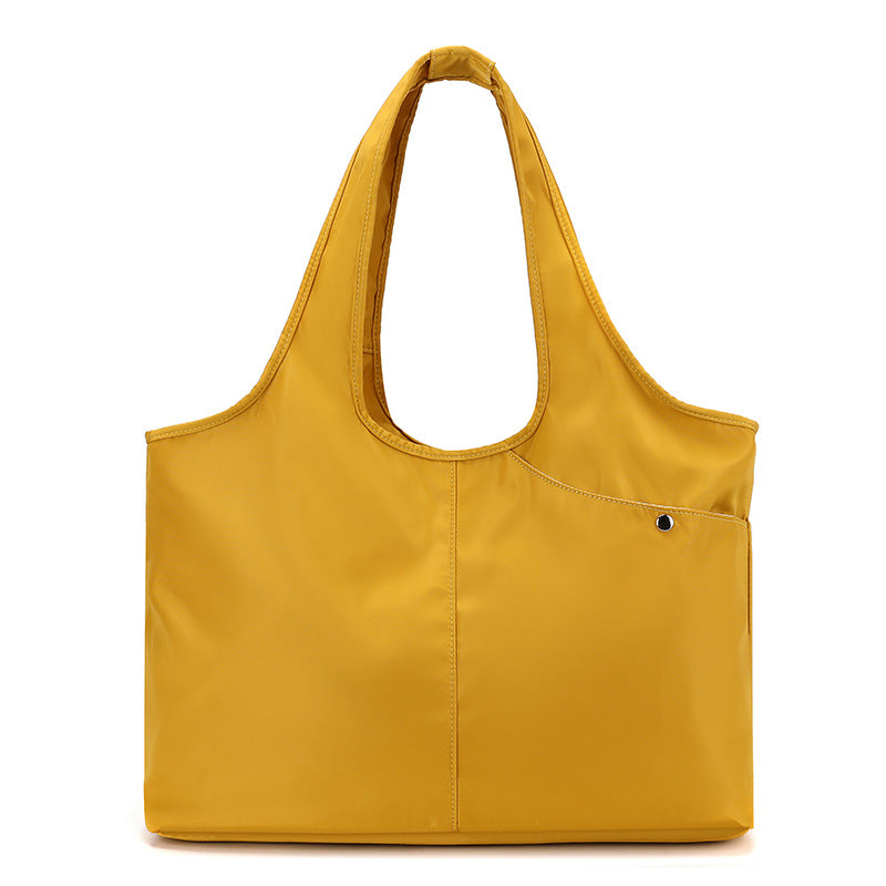 Women's Style Simple Large Capacity Lightweight Nylon Cloth Women's Shoulder Bag