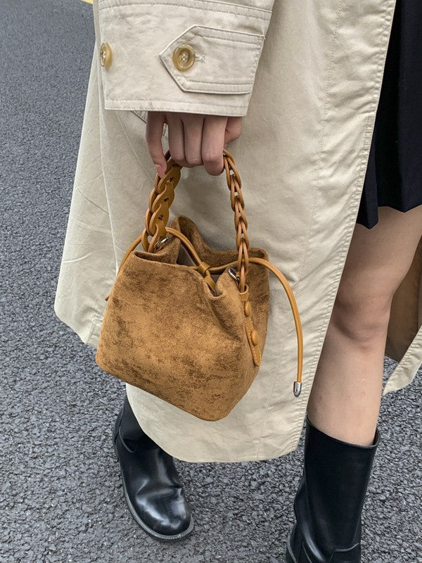 Pretty Women's Retro Brown Exquisite Portable Women's Shoulder Bag