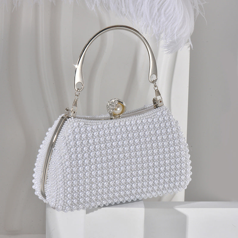 Pearl Hand Banquet Dress Temperament High Dinner Bag