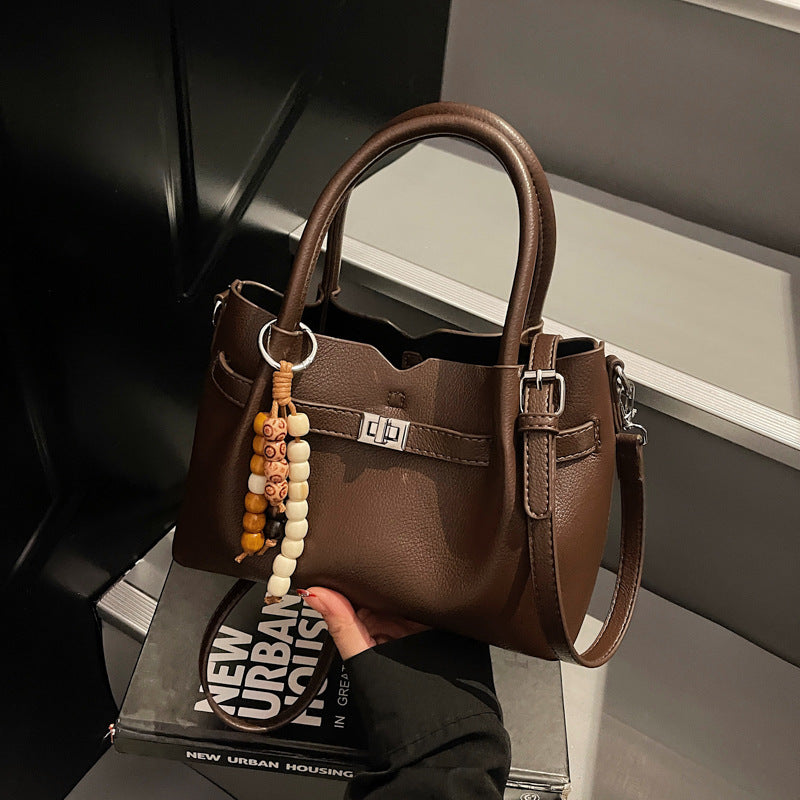 Elegant Fashion Personality Textured Trendy Design Women's Shoulder Bag