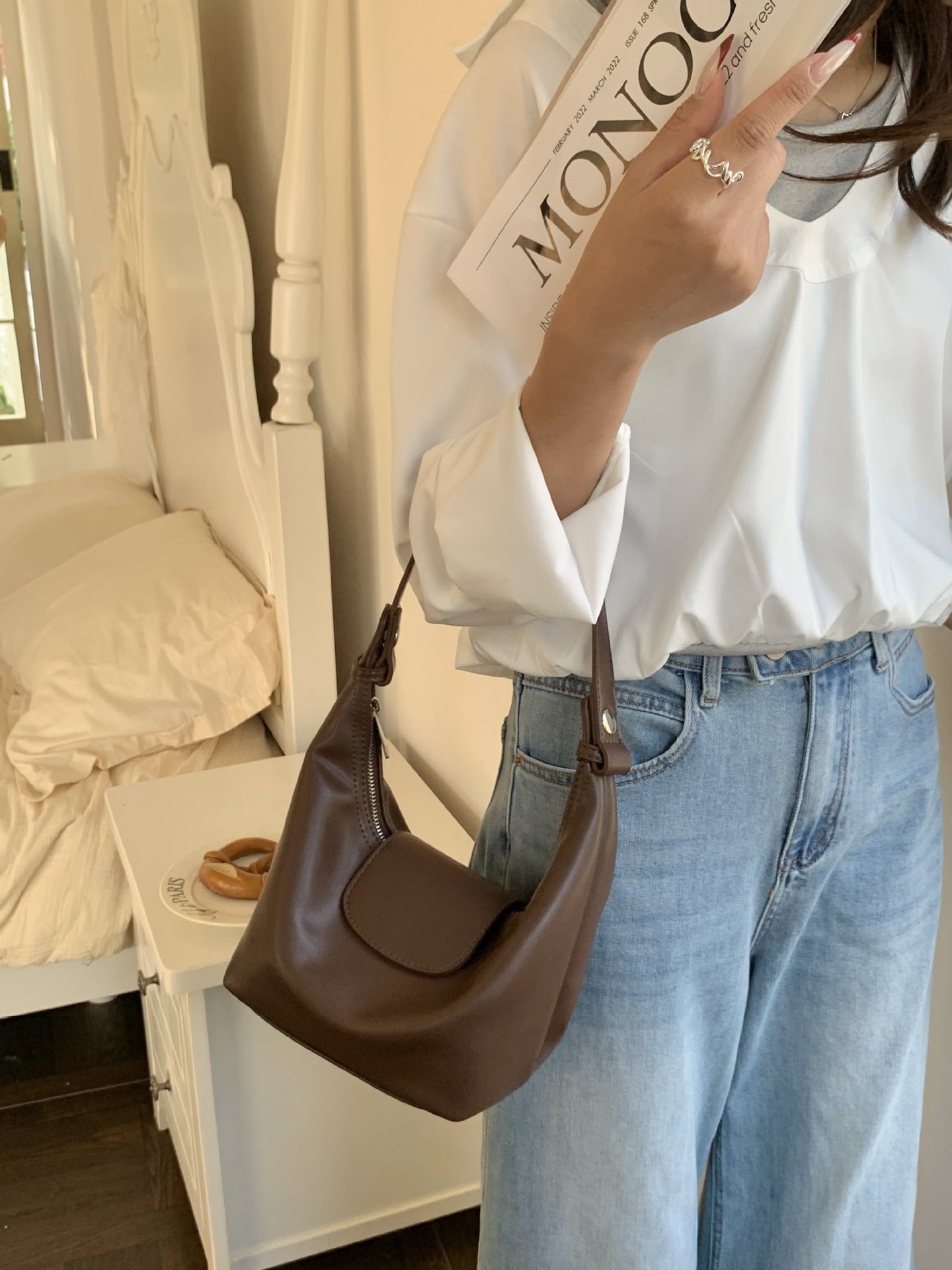 Slouchy Graceful Women's Lightweight Fashion Simple Women's Messenger Bag