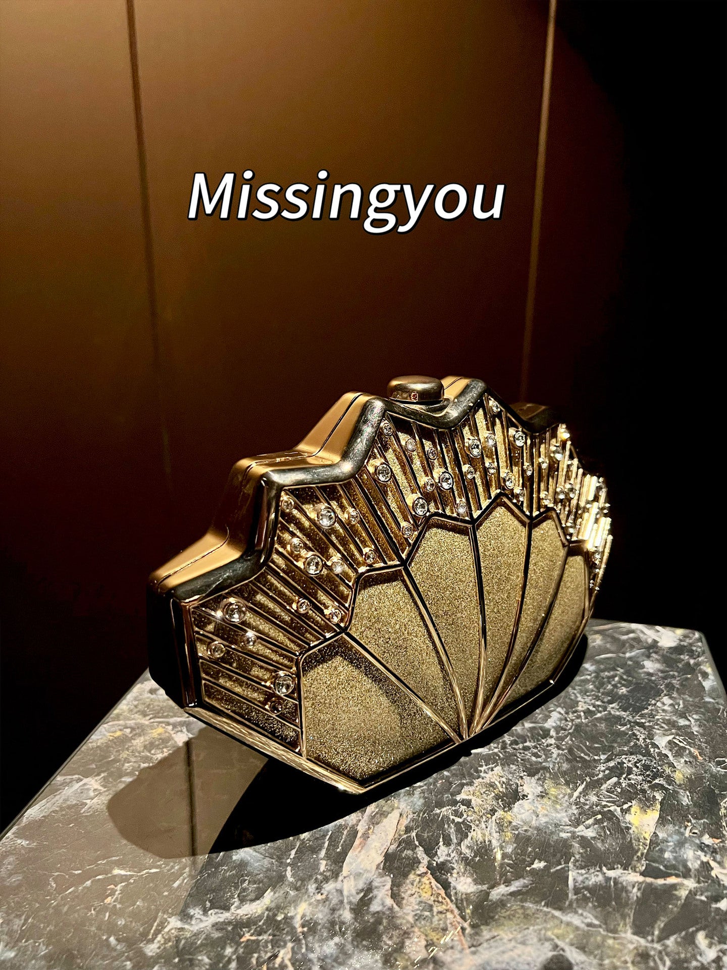 Slouchy Pretty Women's Diamond Clutch High-grade Handbags