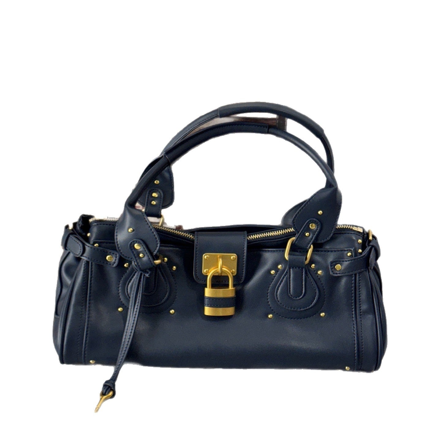 Retro Distressed Chloe Paddington Motorcycle Portable Underarm Decorative Bags