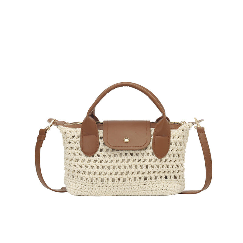 Women's Color Fashion Commuter Woven Style Niche Women's Shoulder Bag