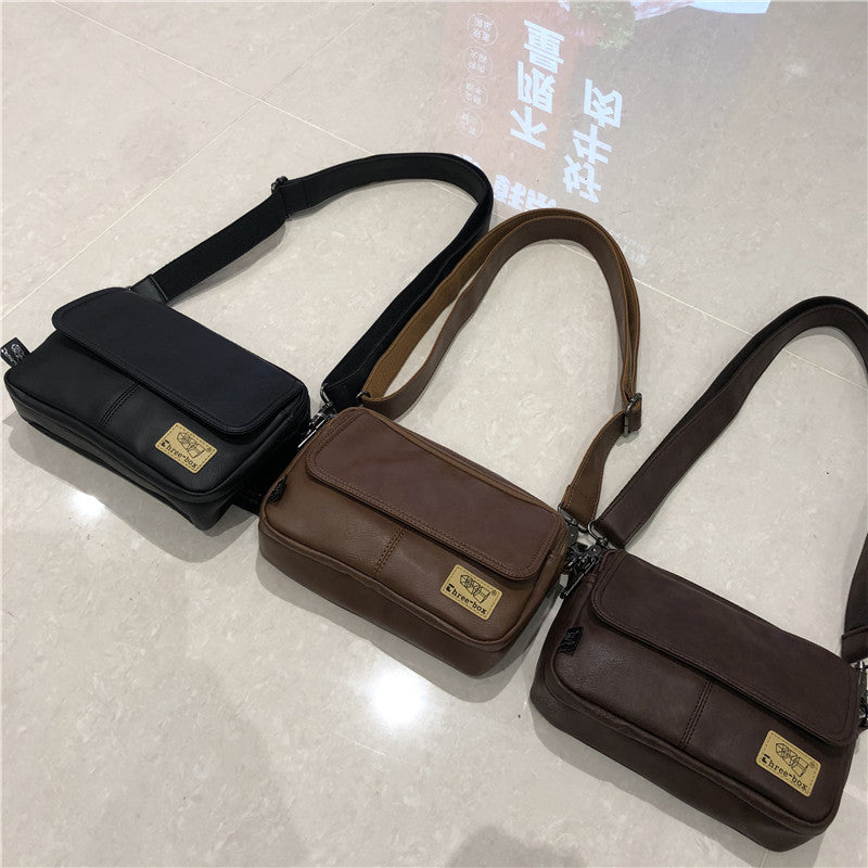 Beautiful Men's Trendy Korean Style Green Universal Backpack