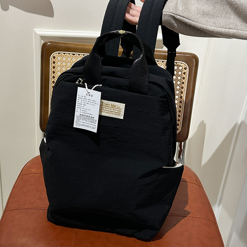 Women's & Men's Lightweight Commuter Computer Canvas Leisure Backpack
