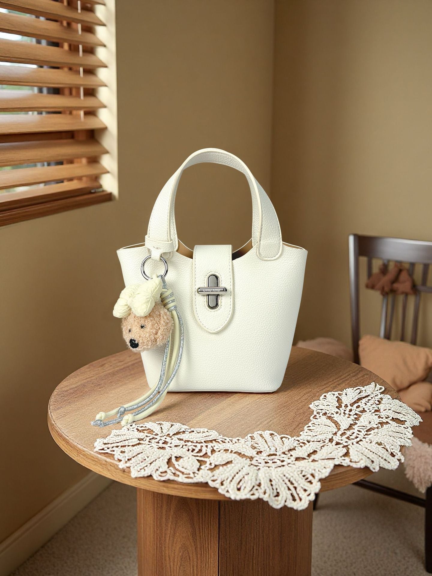 Women's Sea Salt Blue Vegetable Basket Handbags