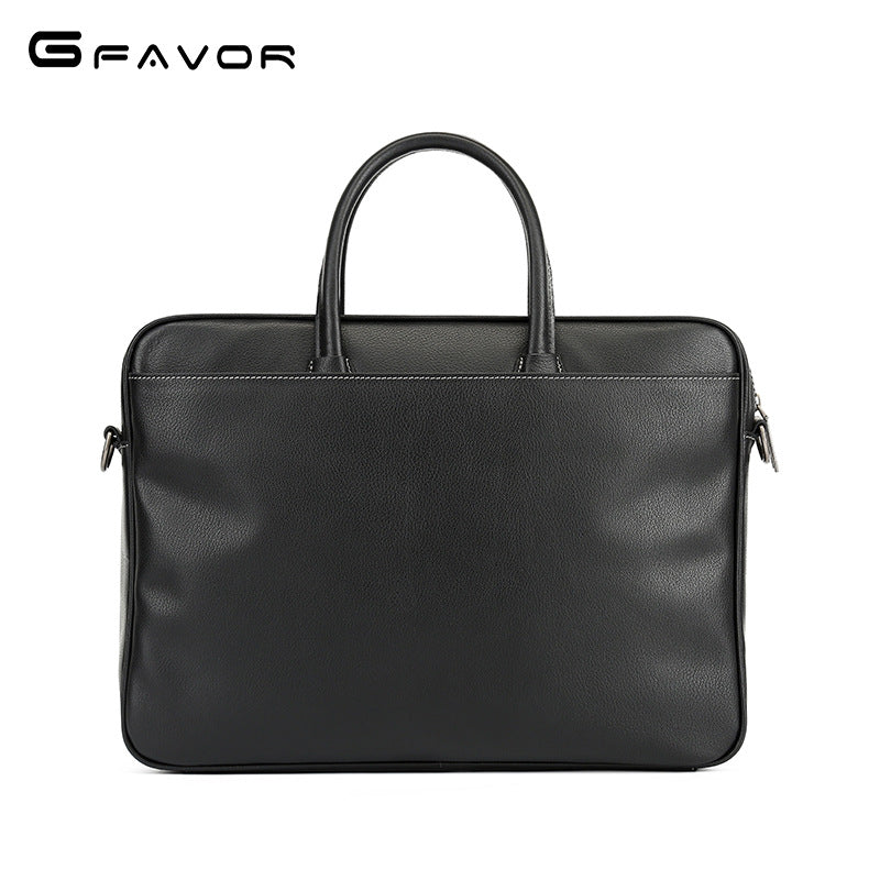 Men's Vegetable Tanned Leather Cowhide High-grade Fashion Multifunctional Handbags