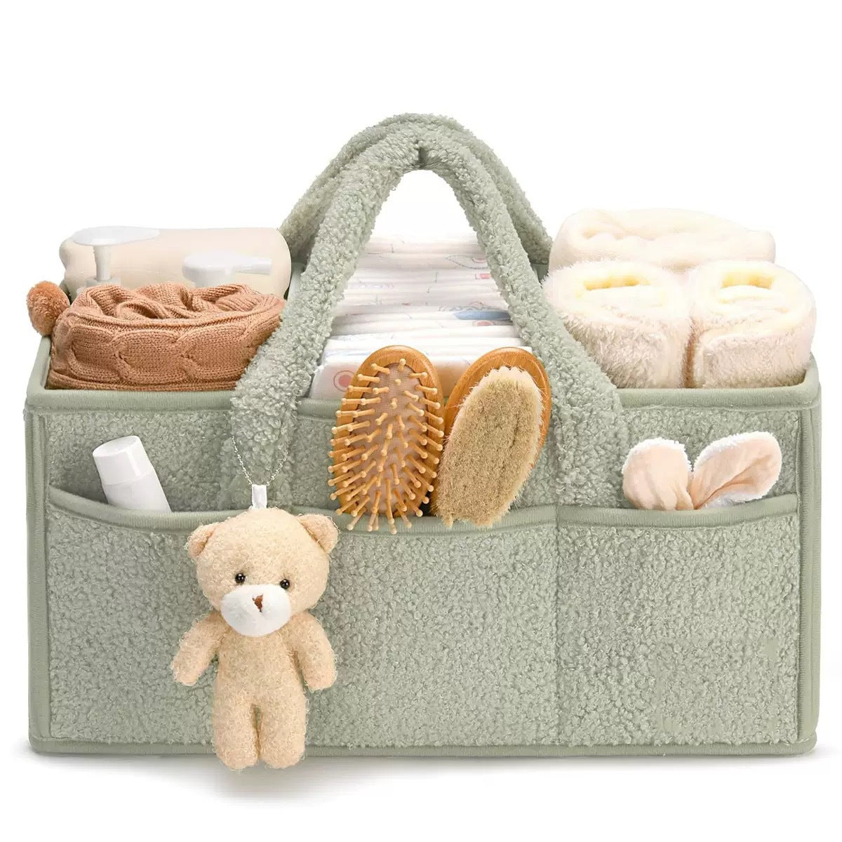 Plush Diaper Storage Diapers Pieces Buggy Large Mummy Bag