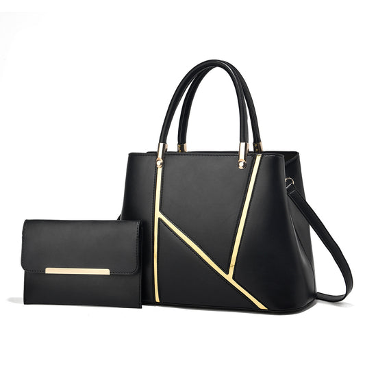 Stitching Mother Good-looking Design Sense Fashion Sweet Portable Bags