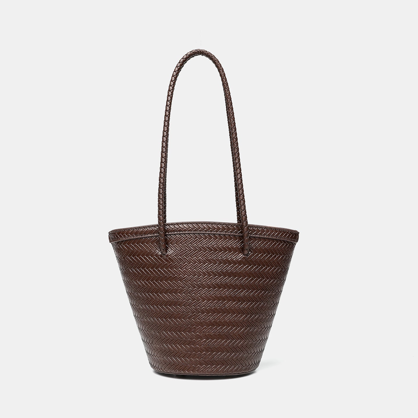 Autumn Niche High-grade Woven Vegetable Basket Simple Commute Portable Women's Shoulder Bag