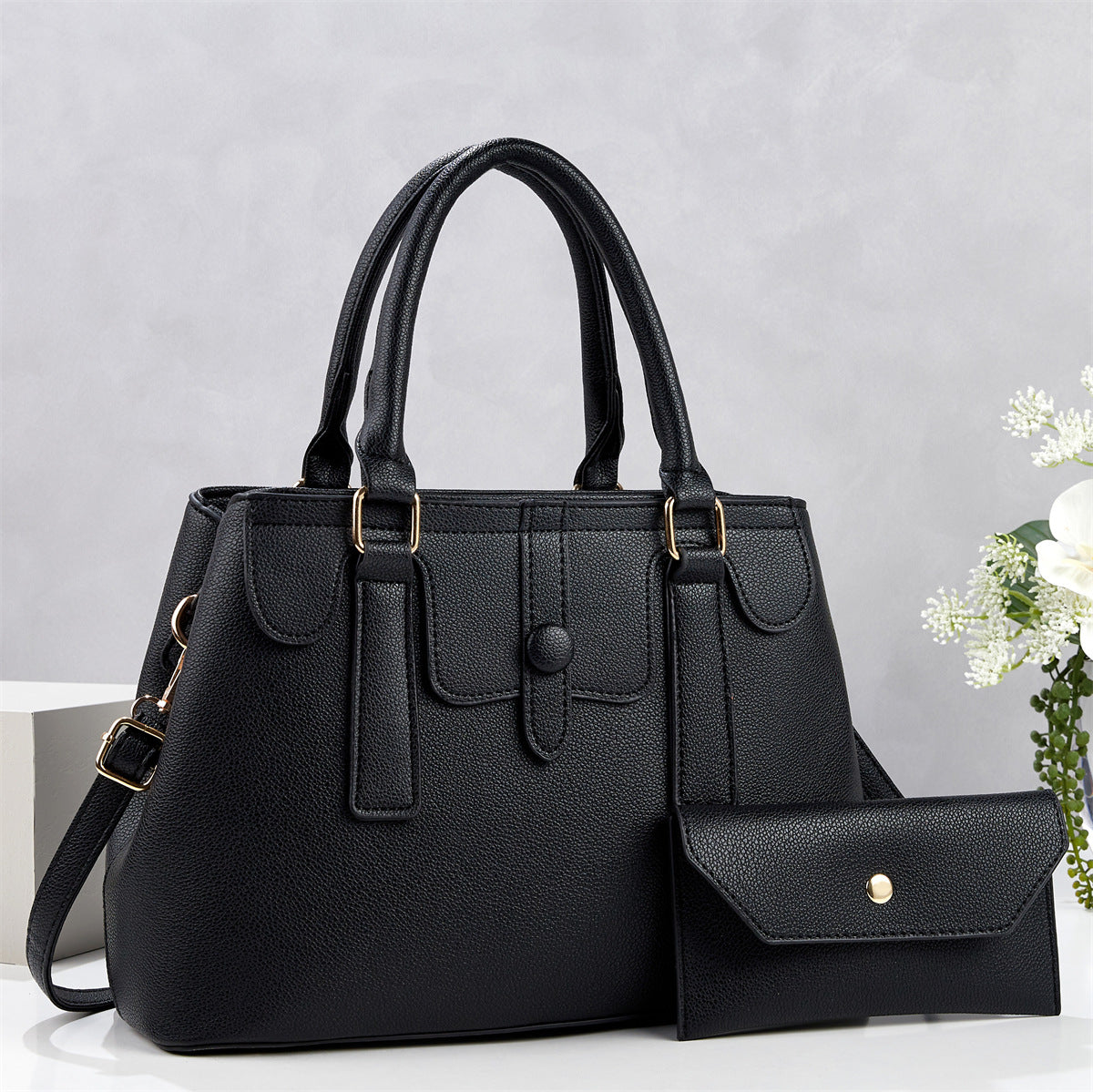 Women's Korean Texture Simple Temperament Commute Bags