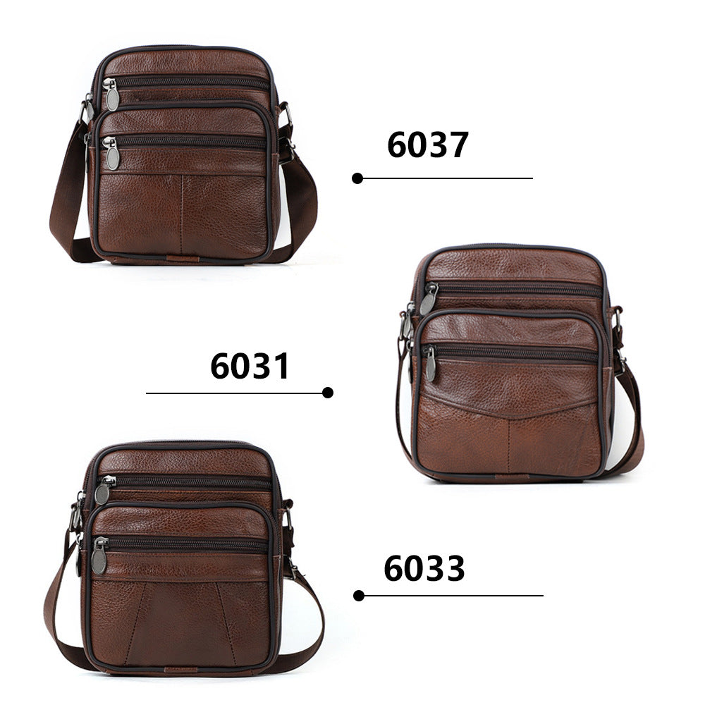 Men's First Layer Cowhide Business Commute Men's Bags