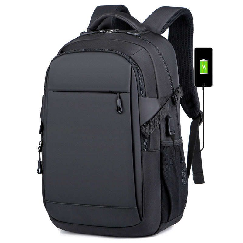 Men's Derm Printed Computer Large Capacity Business Backpack
