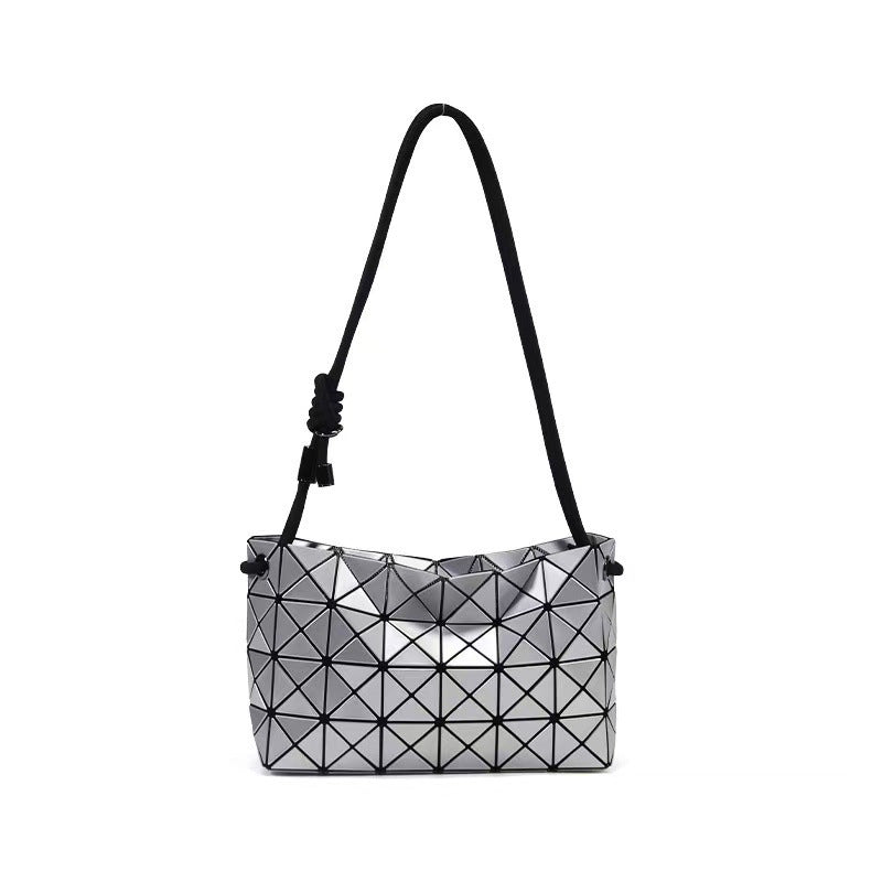 Spring Geometric Rhombus Fashion Drawstring Underarm Women's Messenger Bag