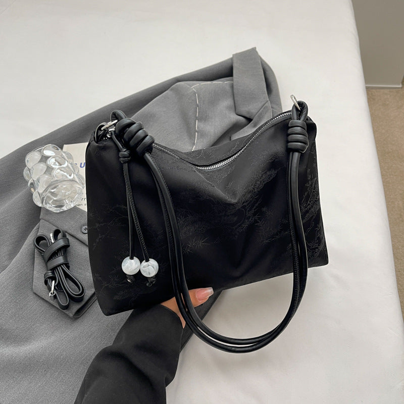 Women's Fashion Underarm Chinese Embroidery Simple Niche Women's Messenger Bag