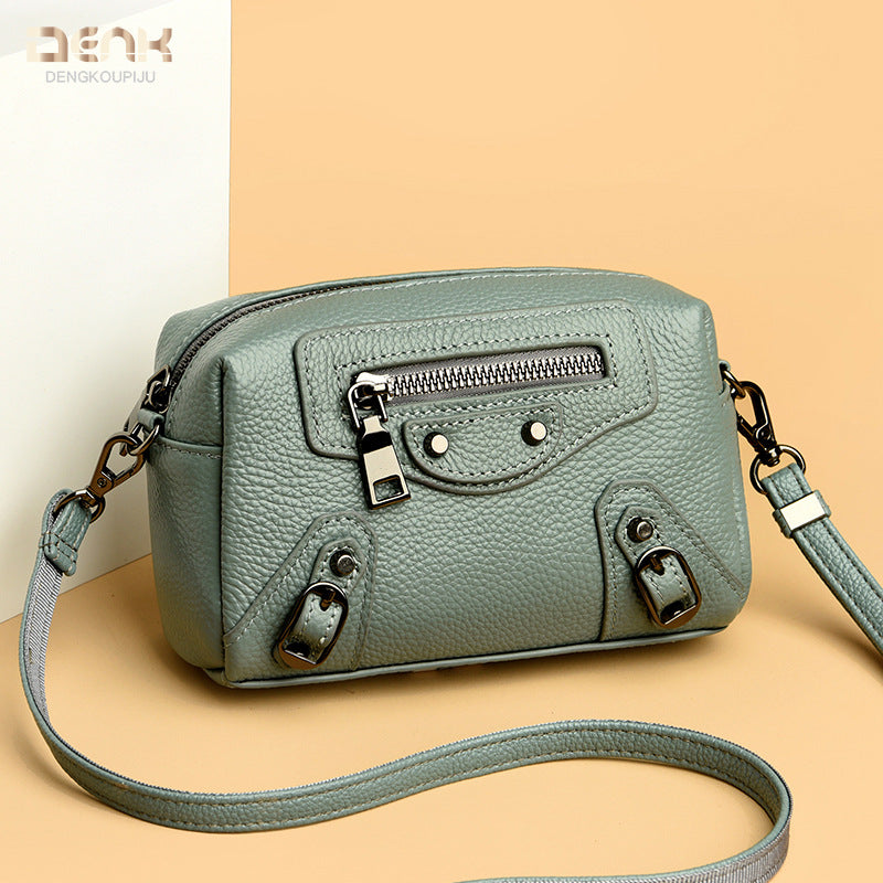 Women's Genuine Leather Fashion High Sense First Layer Women's Shoulder Bag