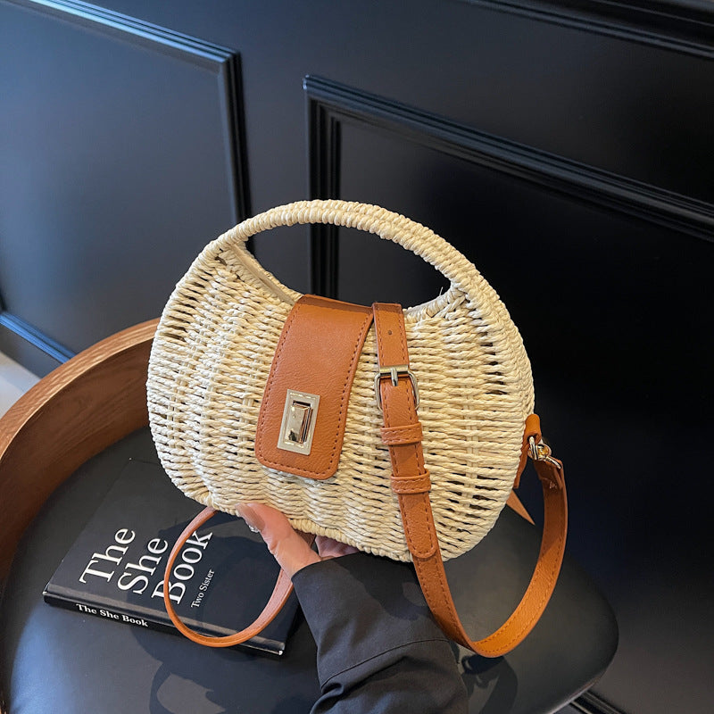 Women's Bohemian Grass Fashion Woven Seaside Holiday Bags