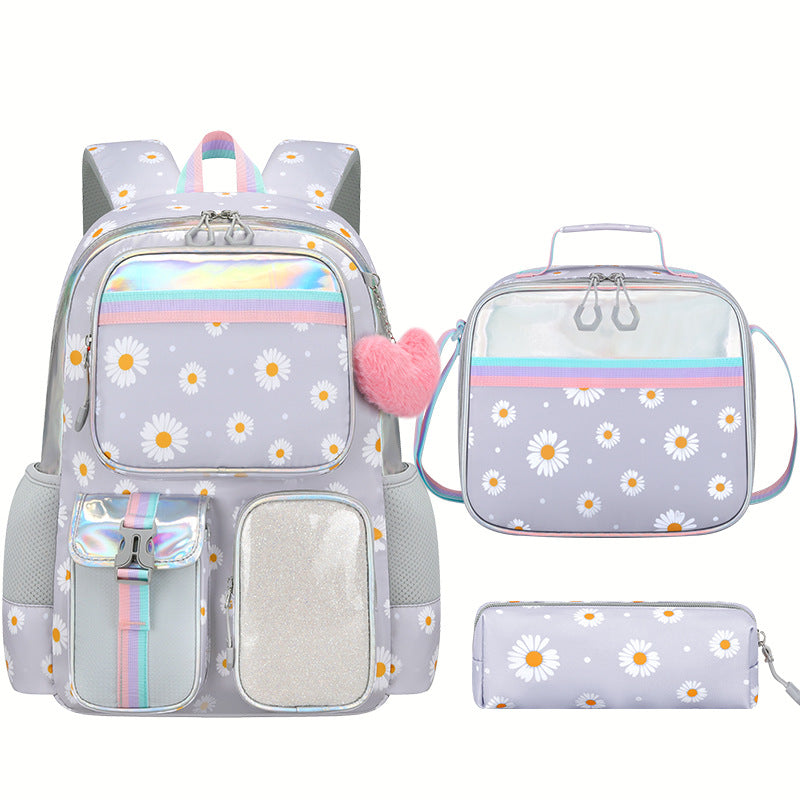 Printed Waterproof Little Daisy Cute For Primary School Bag